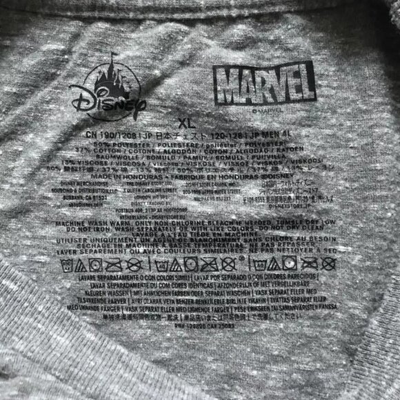 Marvel Super Heroes T-Shirt Men Size XL Disney Spiderman Captain America Thor - Picture 5 of 5